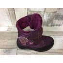 Ricosta Mädchen Schneestiefel weinrot mit Einhorn und Blinklicht