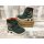 Ricosta Schneestiefel grün-grau mit Drachenkopf und Blinklicht