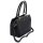 hochwertige Handtasche Kunstledertasche schwarz 32x25x12 cm