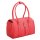 hochwertige Handtasche Kunstledertasche rot