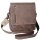 Antico Umhängetasche Leder braun mit Klappe