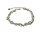 Armband 925 Silber rhod Unendlichkeitsachten Zirkonia Verlängerungskette 17-20 cm