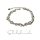 Armband 925 Silber rhod Unendlichkeitsachten Zirkonia Verlängerungskette 17-20 cm
