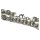 Armband 925/- Sterling Silber rhod massiv glanz schwer Rundanker 21cm