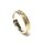 Gold bicolor Ring 585/- GG Brillant 0,08 ct vsi eismatt matt Trauring Bandring #58