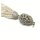 Quastenanhänger 925/- Sterling Silber rhodiniert Perlen und Zirkonia Ornament