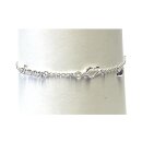 Armband 925 Silber "dream" Glücksarmband Unendlichkeitsacht + Herz Motiv Schriftzug 17 - 20 cm