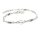 Armband 925/- Sterling Silber Fantasiemuster stabil beweglich 16 - 19cm