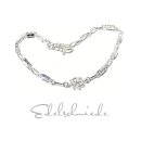 Armband 925/- Sterling Silber Fantasiemuster Steuerrad...