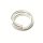 Ring 925 matt Bandring gewicklt modern #58