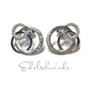 Ohrstecker aus 925 Sterlingsilber mit Zirkonia und drei...