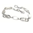 Armband 925/- Sterling Silber Fantasiemuster stabil...