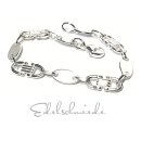 Armband 925/- Sterling Silber Fantasiemuster stabil...
