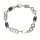 Armband 925/- Sterling Silber Fantasiemuster stabil beweglich massiv 22,5cm