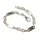 Armband 925/- Sterling Silber Fantasiemuster stabil beweglich massiv 21cm