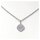 Sternzeichen Kettenanhänger 925/- Sterling Silber rhodiniert teilweise matt - Stier - Platte eckig
