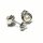 Ohrring 925 Silber rhodiniert Perle Süßwasserzuchtperle Ohrstecker Perlstecker