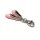 Anhänger 925 Silber rhodiniert Zirkonia Charm Anhänger Sammelanhänger Ballerina Schuhe rosa