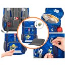 großer blauer Vorschulranzen Kinderrucksack Step by Step KID Playmobil® Rucksack-Set Novelmore, Arwynn mit abnehmbarem Motiv und Sitzkissen