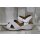 scandi Damen Keil-Sandale weiß mit Klettverschluss