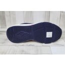 Skechers Damen Schnürschuh dunkelblau, zum Teil durchsichtige Laufsohle
