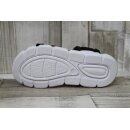 slobby Kinder Klett-Sandale schwarz/rot