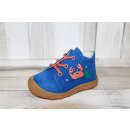 Ricosta Pepino MECKI Kinder Schnürschuh blau Leder mit Krabbe Größe 21