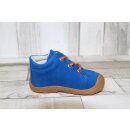 Ricosta Pepino MECKI Kinder Schnürschuh blau Leder mit Krabbe Größe 21