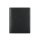 bugatti Herrenbörse "Nome" Hochformatbörse mit Klappe + Reißverschluss hochformat schwarz Leder