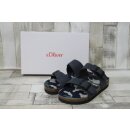 s.Oliver Kinder Pantolette dunkelblau mit zwei Schnallen...