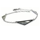 Armband 925/- Sterling Silber rhodiniert modern Dreieck...