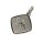 Sternzeichen Kettenanhänger 925/- Sterling Silber rhodiniert teilweise matt - Löwe - Platte eckig