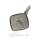 Sternzeichen Kettenanhänger 925/- Sterling Silber rhodiniert teilweise matt - Löwe - Platte eckig