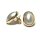 Ohrring 333/- Gold Gelbgold MabePerle oval Perle Ohrstecker Handarbeit Unikatschmuck