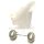 Ohrring 333/- Gold Gelbgold MabePerle oval Perle Ohrstecker Handarbeit Unikatschmuck