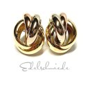 Ohrring 585 Gold Ohrstecker triocolor Rotgold...