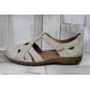 Josef Seibel Damen Sandale Rosalie 29  beige mit Mittelsteg und Klettverschluss,  Zehen- und Fersenbereich geschlossen