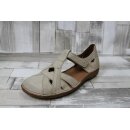 Josef Seibel Damen Sandale Rosalie 29  beige mit Mittelsteg und Klettverschluss,  Zehen- und Fersenbereich geschlossen