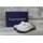 Comfortabel Damen Clog weiß mit bunten Ziernähten , herausnehmbare Innensohle
