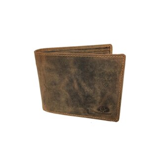Greenburry Vintage Herrenbörse RFID-Safe aus Leder mit vielen Kartenfächern