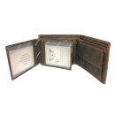 Greenburry Vintage Herrenbörse RFID-Safe aus Leder mit vielen Kartenfächern
