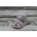 Primigi Mädchen Sandale rosa-silber mit Klettverschluss, Fersen- und Zehenbereich geschlossen