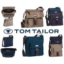 Tom Tailor Handtasche Schultertasche beige blau schwarz...