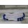 LICO Burschen Sportschuh dunkelblau und grau-weiß gemustert, mit Klettverschluss und Gummischnürung