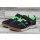 LICO Jungen Klett-Sportschuh dunkelblau mit neongrünem Gummisenkel