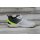 LICO Kinder Klett-Sportschuh weiß/grau mit hellgrüner Fersenverzierung