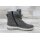 Remonte TEX Damen Schnürstiefelette grau mit seitlichem Reißverschluss