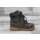 slobby gefütterter Jungen Boots Tarnlook grün/beige mit Schnürung und Reißverschluss
