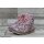 slobby gefütterte Mädchen Stiefelette rosa-bunt mit Schriftzug, Schnürung und Reißverschluss