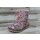 slobby gefütterte Mädchen Stiefelette rosa-bunt mit Schriftzug, Schnürung und Reißverschluss